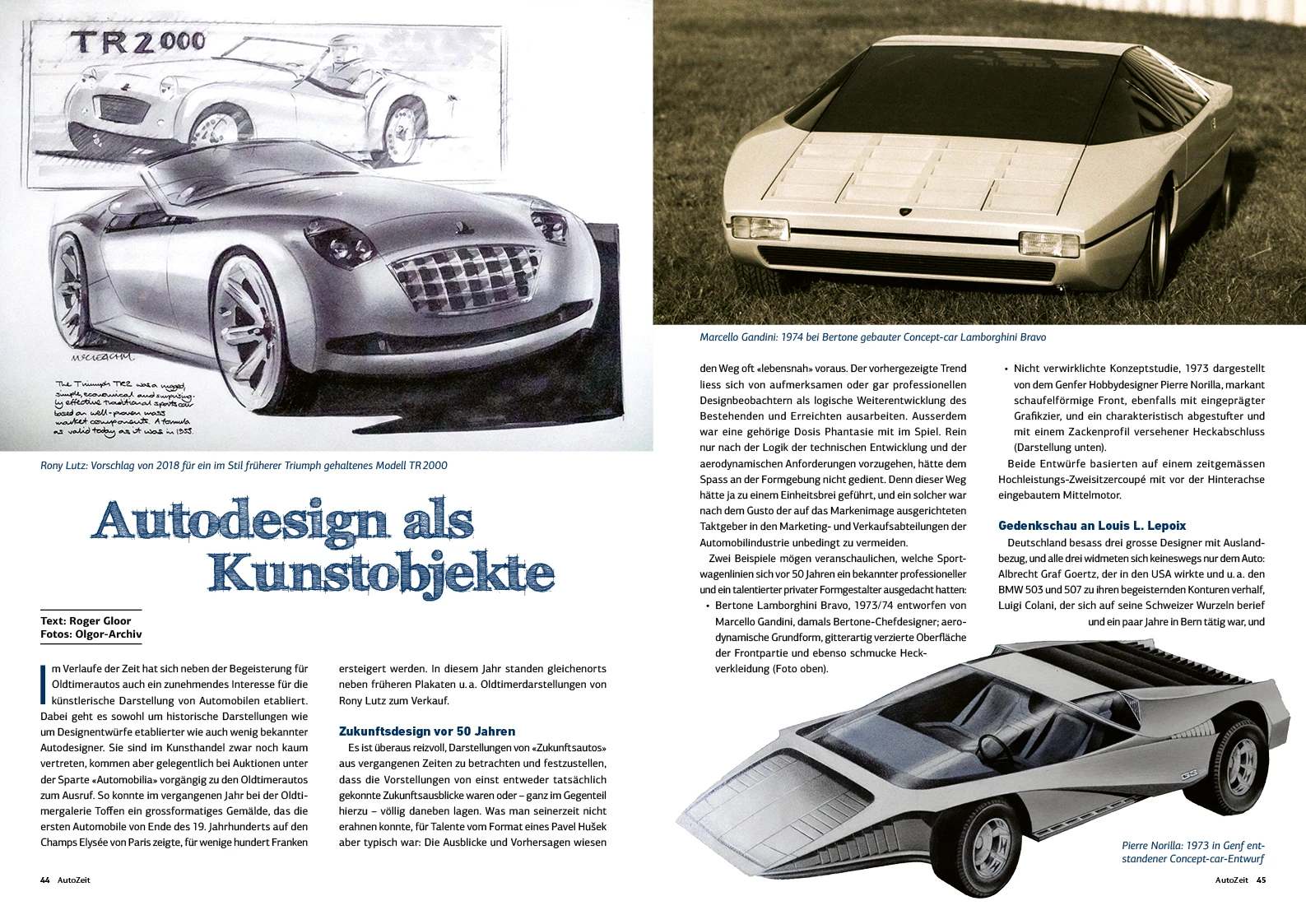 Autodesign als Kunstobjekte