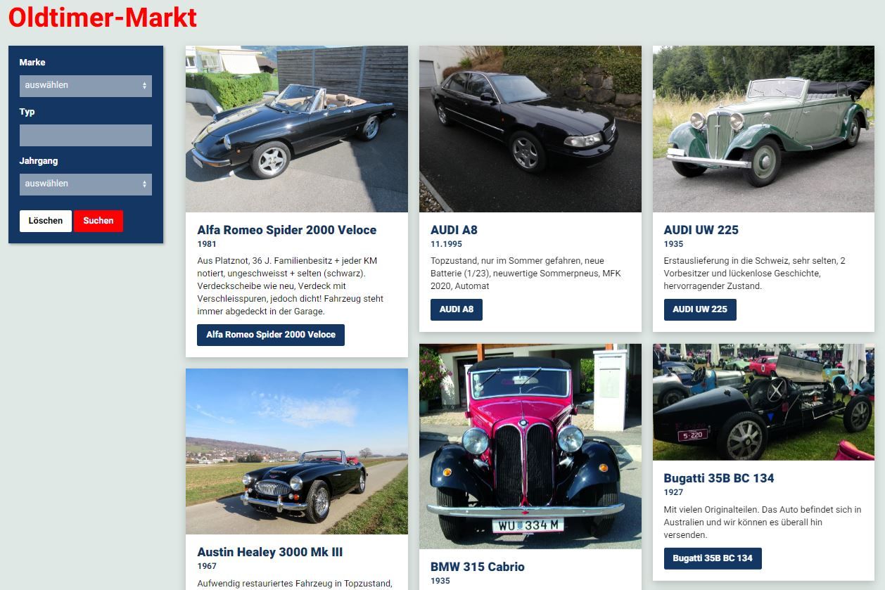 AutoZeit Oldtimer-Markt